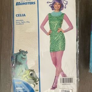 Spirit Monsters Celia Costume for Kids - Green and Pink